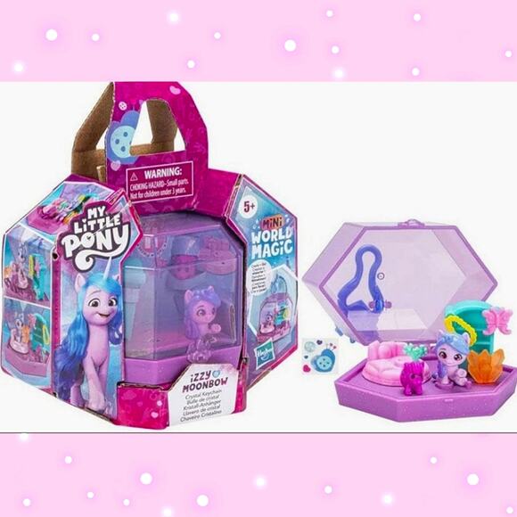 My Little Pony ♡ Crystal Keychain ♡ Mini World Magic Izzy Moonbow - Picture 1 of 6